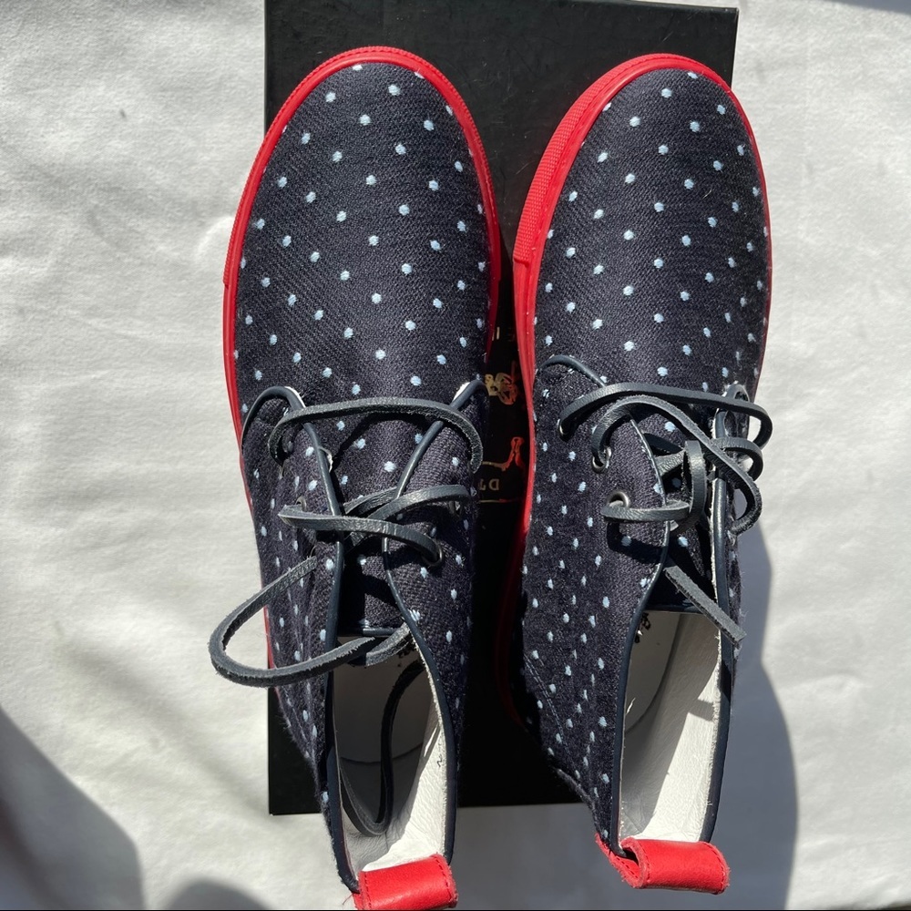 Del Toro, New, Polka Dot Sunbrella Alto Chukka